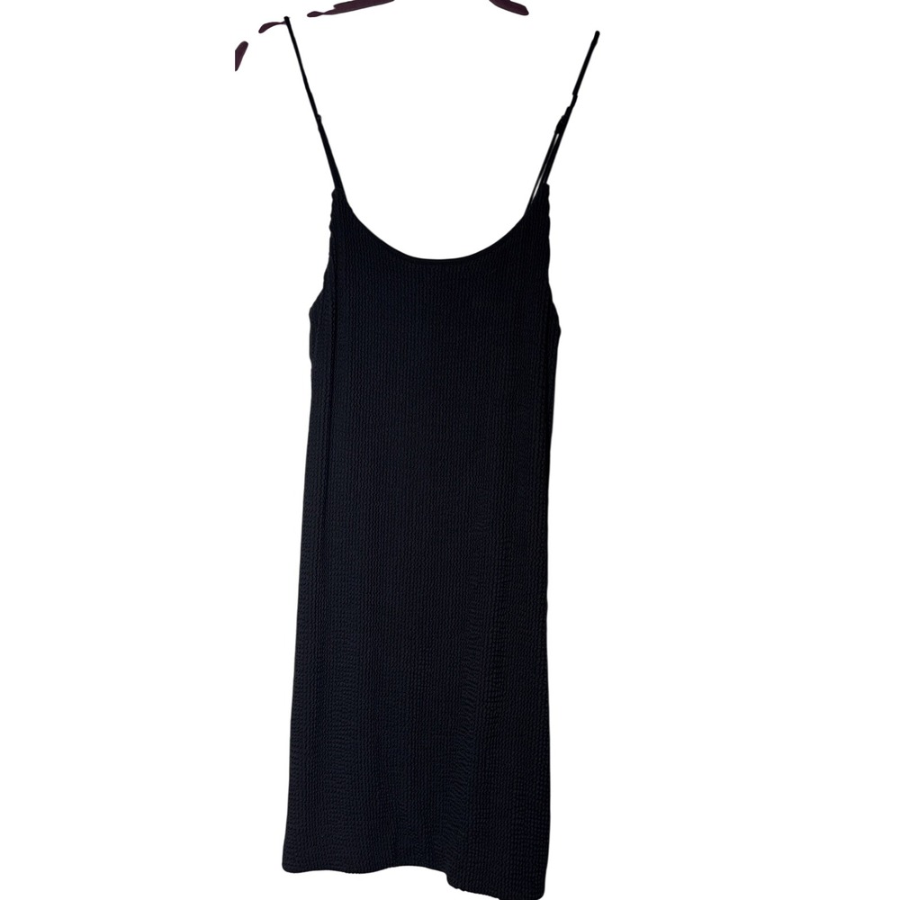Z Supply Mini Dress Women's Black Excellent Textured Popcorn Knit M/L